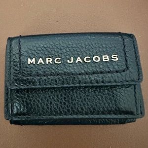 Marc Jacobs Leather Mini Trifold wallet, billfold, coins